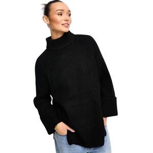 NWT ASOS Design Women’s Black Oversized Chunky Knit Sweater Small